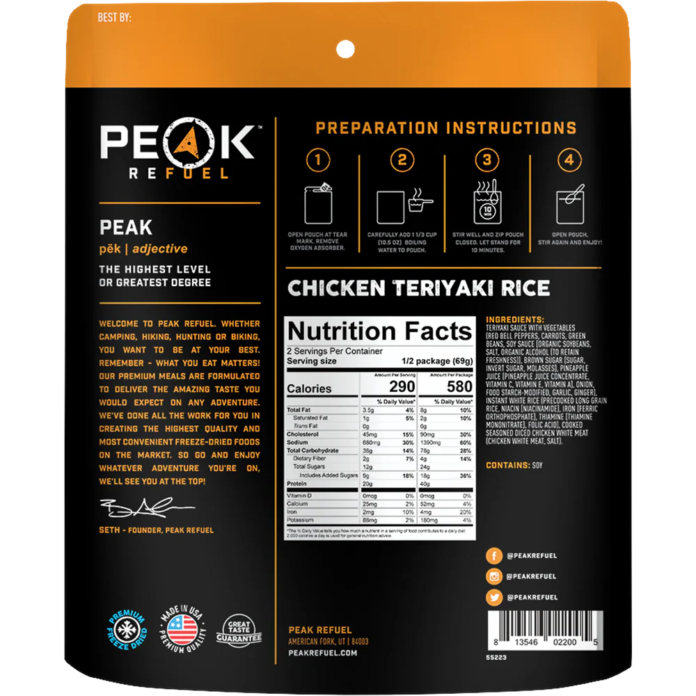 [Peak Refuel Chicken Teriyaki Rice]]