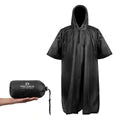 Arcturus Waterproof Rain Poncho - Black