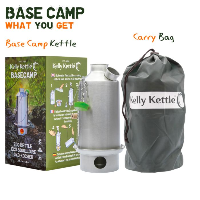 [Kelly Kettle Base Camp 54 fl.oz (Stainless Steel)]]